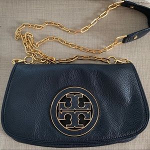 Tory Burch NWOT Amanda Black Crossbody Clutch